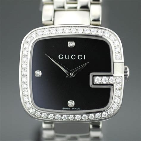 gucci wrist watch women|Gucci ladies watch with diamonds.